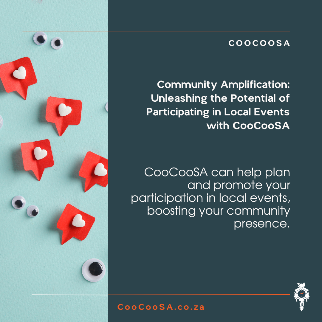 Unleashing the Potential of Participating in Local Events with CooCooSA